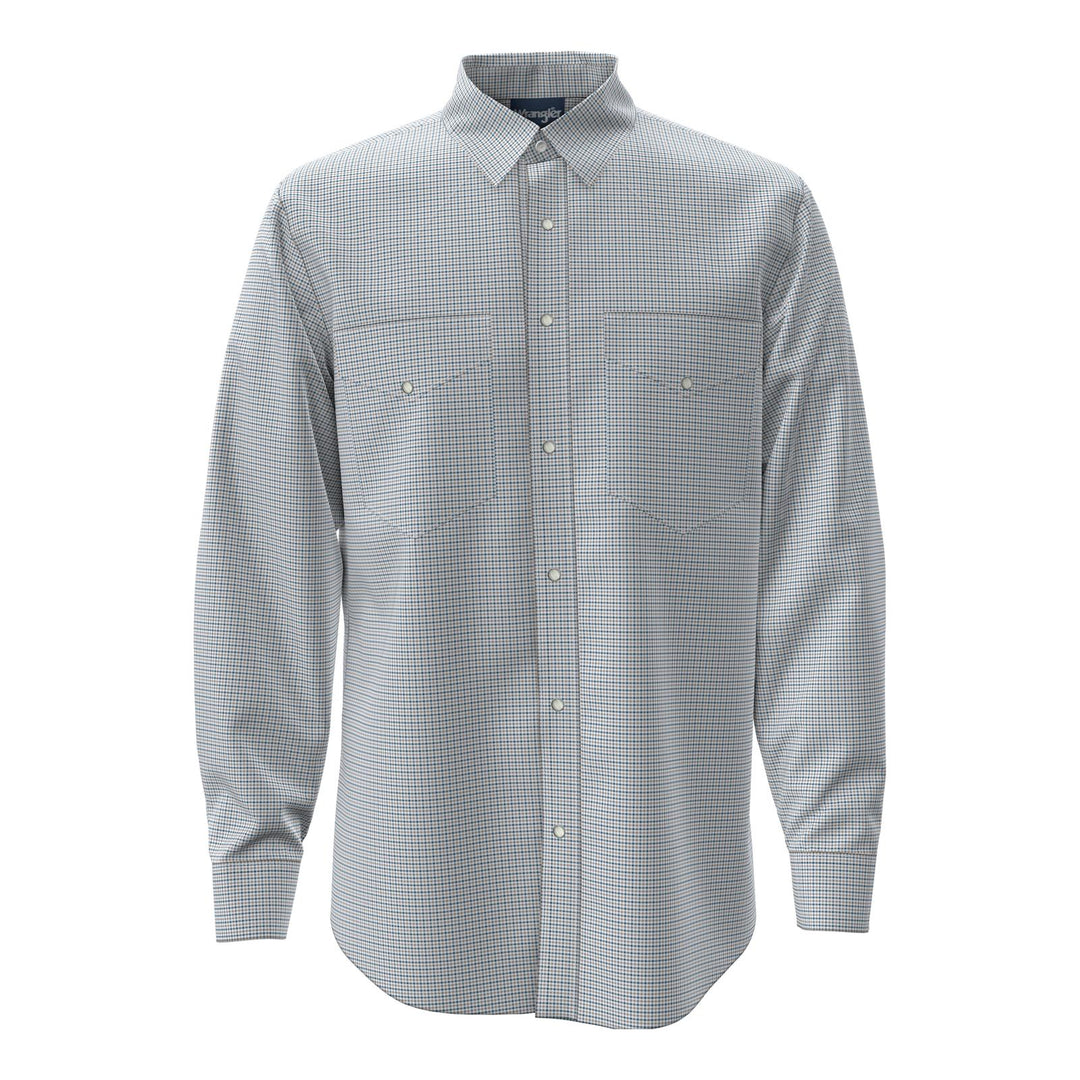Men's Wrangler® Wrinkle Resist Long Sleeve Shirt - 112359505- FINAL SALE