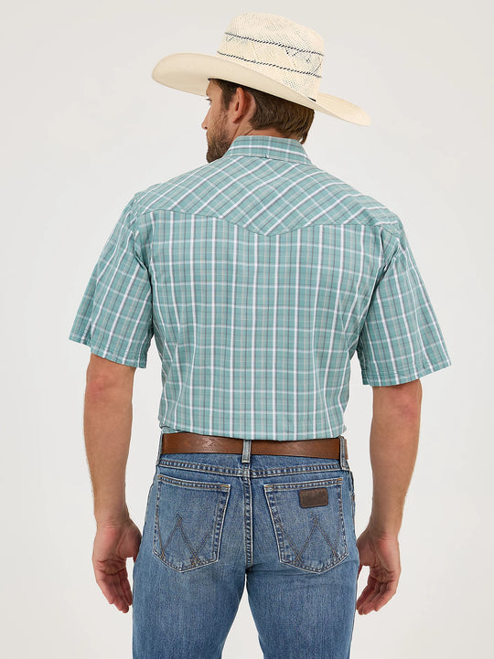 Men's Wrangler 20X® Competition Advanced Comfort Short Sleeve Western Snap Shirt - 112359574