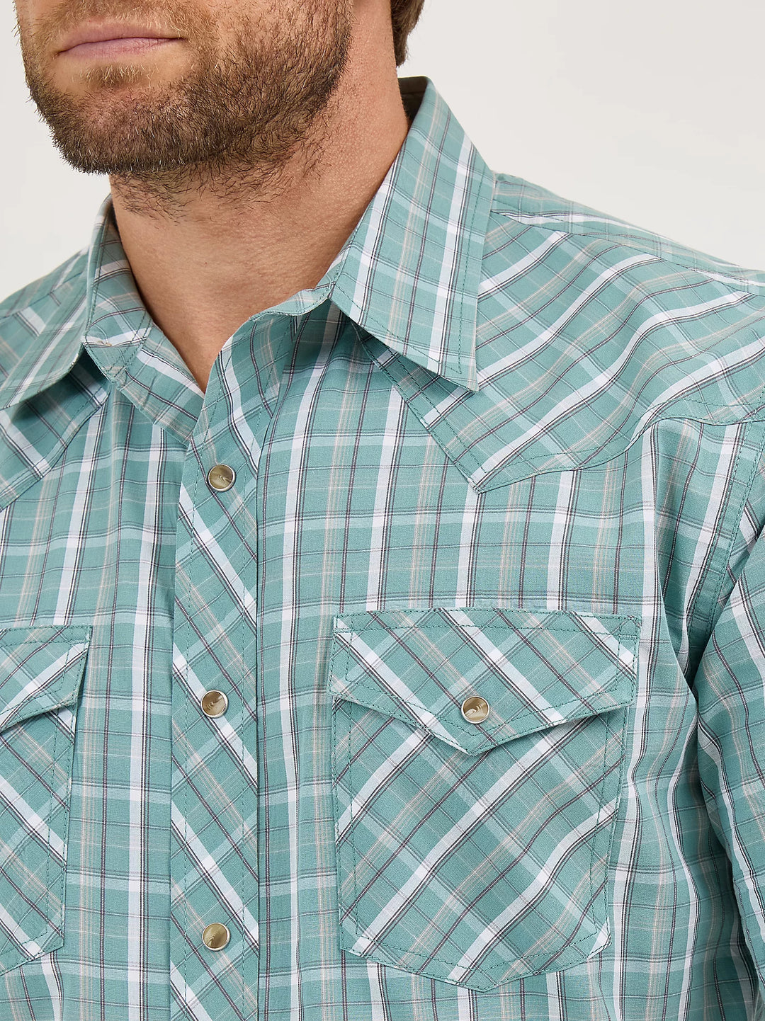 Men's Wrangler 20X® Competition Advanced Comfort Short Sleeve Western Snap Shirt - 112359574