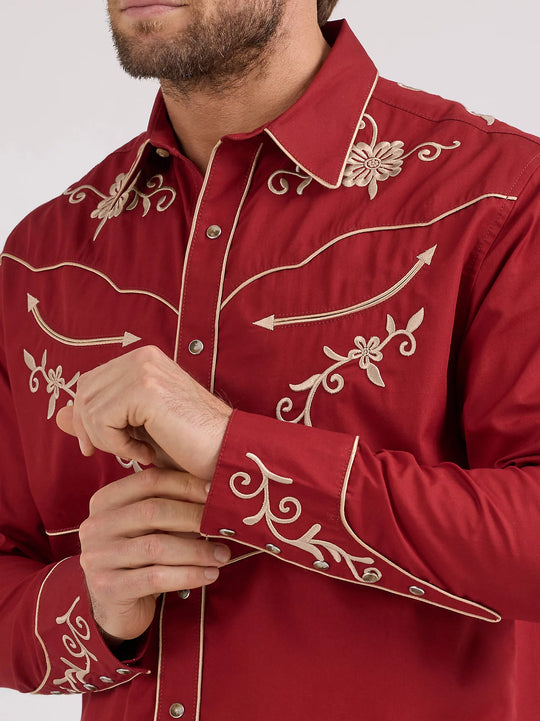 Men's Wrangler® Rodeo Ben Western Snap Shirt - 112360072