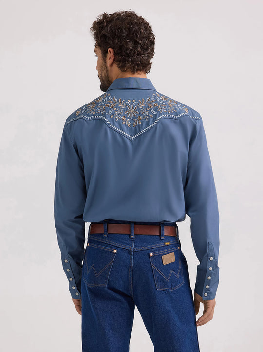 Men's Wrangler® Rodeo Ben Western Snap Shirt - 112360119 - FINAL SALE