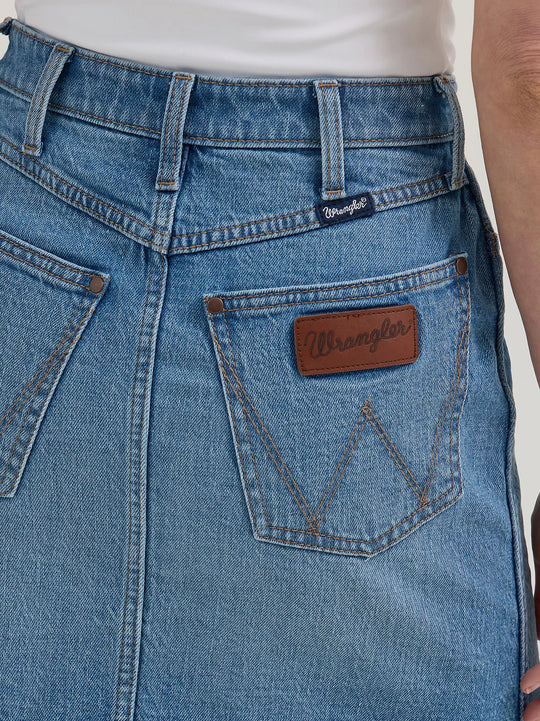Ladies Wrangler Retro® Bailey Denim Skirt - 112364627