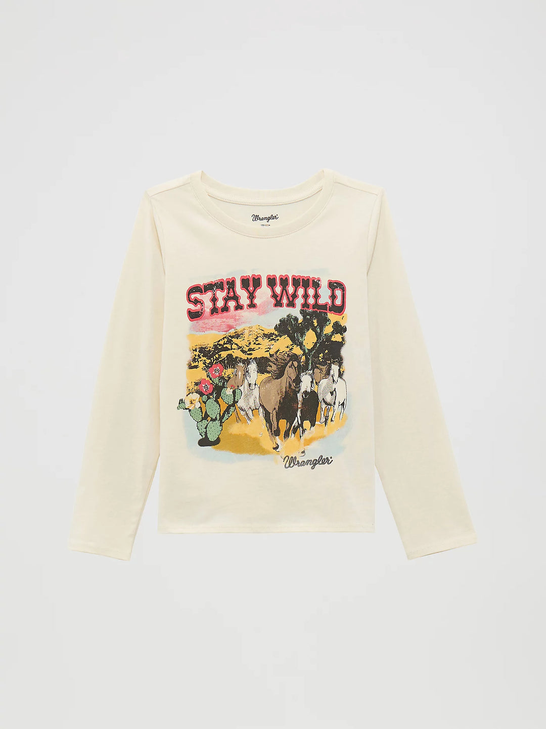 Girl's Wrangler Long Sleeve Western Graphic Tee - 112371903