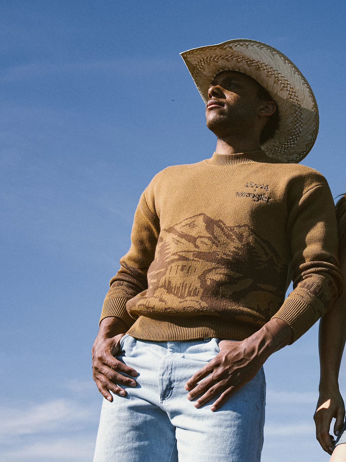 PUCKER UP COWBOY ビッグシルエット スウェット アイボリー Pucker up Cowboy Sweatshirt, Cowgirl Pucker up Valentines Day