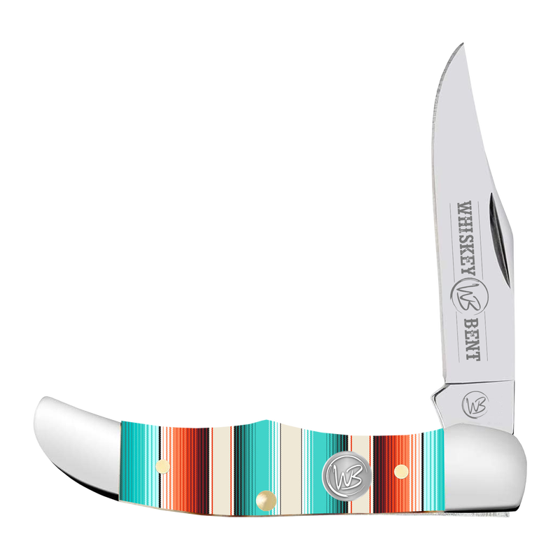 Whiskey Ranch Serape Coastal Mini Hunter Knife - WB14-01