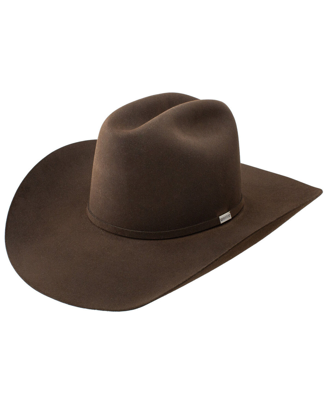Resistol Five Star 5X Chocolate Felt Western Cowboy Hat