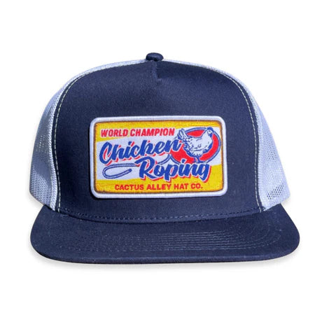 Cactus Alley Navy Chicken Choking Snapback Cap - P111