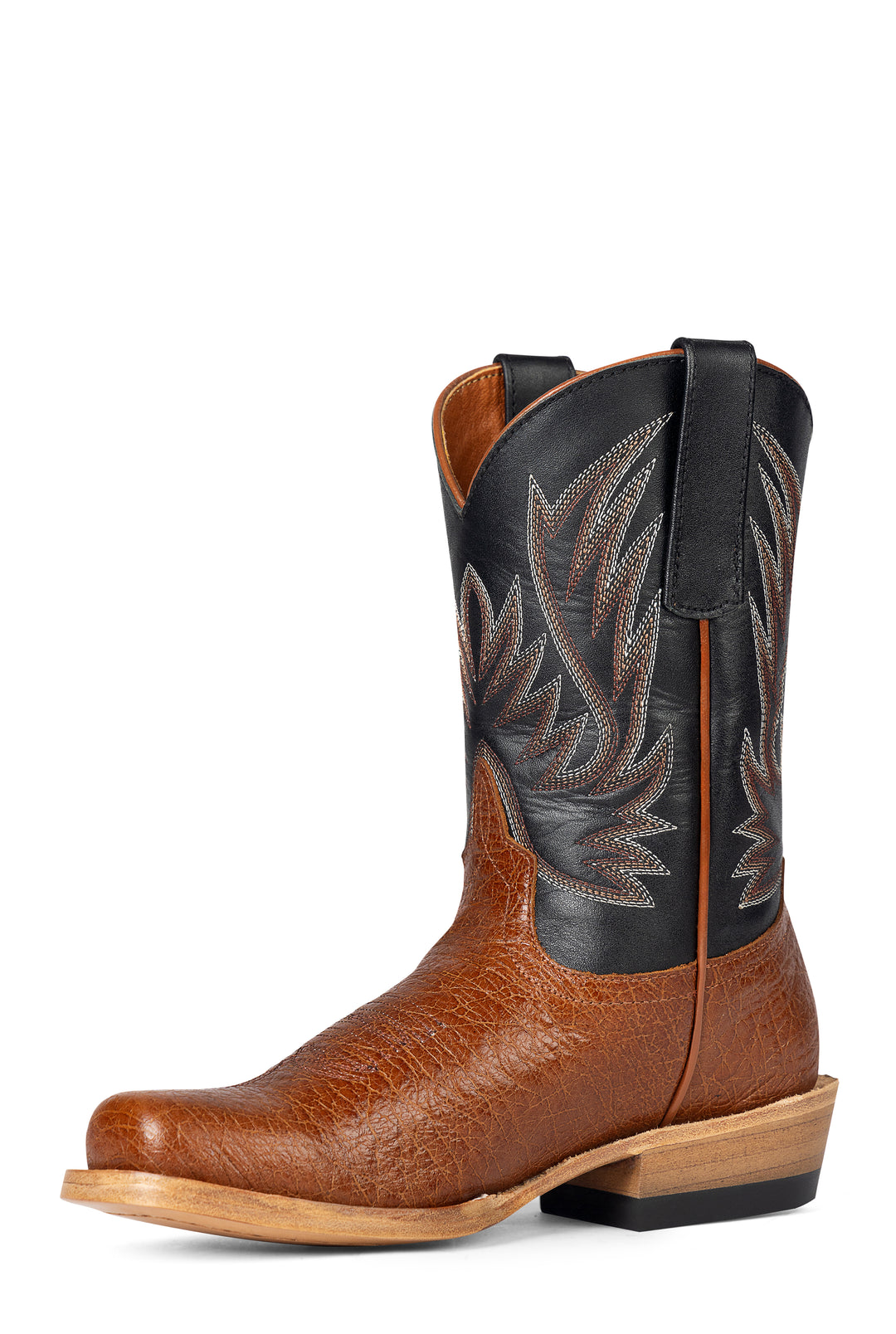 Kid's Horse Power Honey Bull Shoulder with Black Full Grain Tops - HPK9540