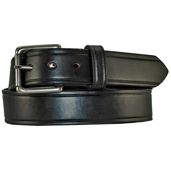 Men's Gingerich Waxed Heavy Black Leather Belt 8016-18