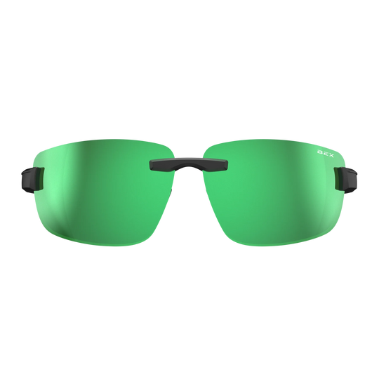 BEX Harris Black/Sienna/Green Angler Pro Sunglasses - S126BSG