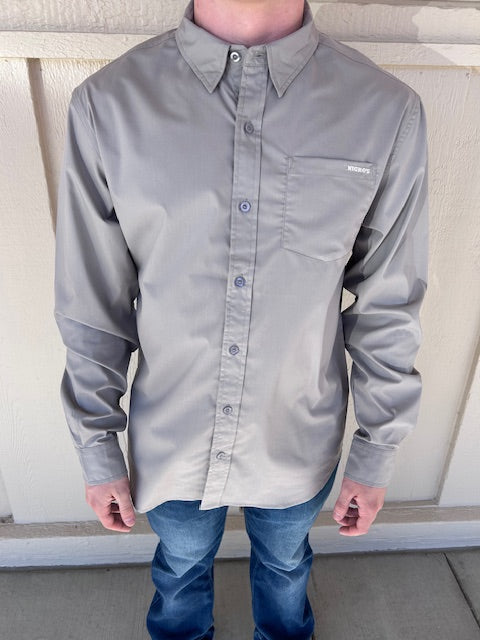 Nigro's Exclusive Grey Classic Long Sleeve Shirt
