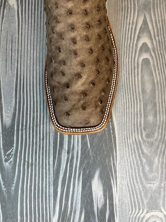 Men's Anderson Bean Mink WW Full Quill Ostrich with 12" Regal Kidskin Tops - Style 201