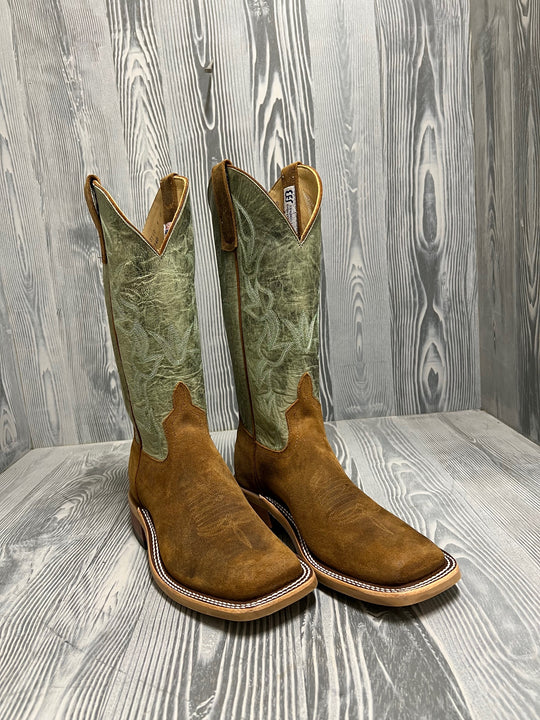 Men's Anderson Bean Camel Waxy Kudu with 13" Mint Mad Dog Tops - Style 205