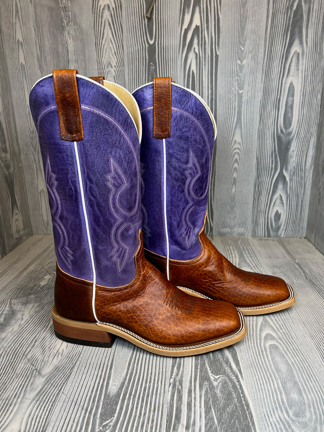 Men's Anderson Bean Whiskey Third Pole YAK with 13" Purple Mad Dog Tops - Style # 206