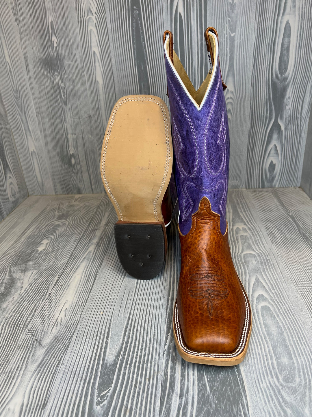 Men's Anderson Bean Whiskey Third Pole YAK with 13" Purple Mad Dog Tops - Style # 206