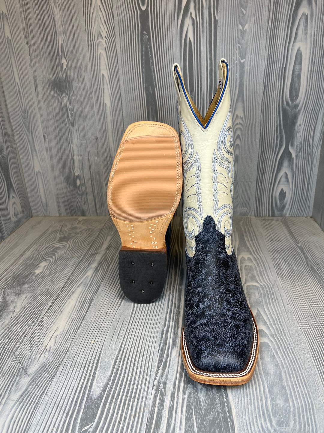 Men's Anderson Bean Blue Safari Giraffe with 13" Bone Glove Tops - Style 207