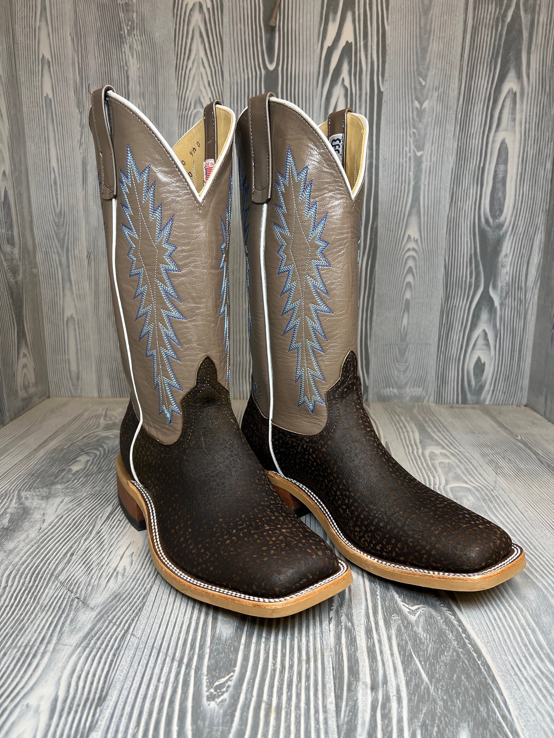 Men's Anderson Bean Chocolate Hungry Hippo with 13" Toledo Kidskin Tops - Style # 208