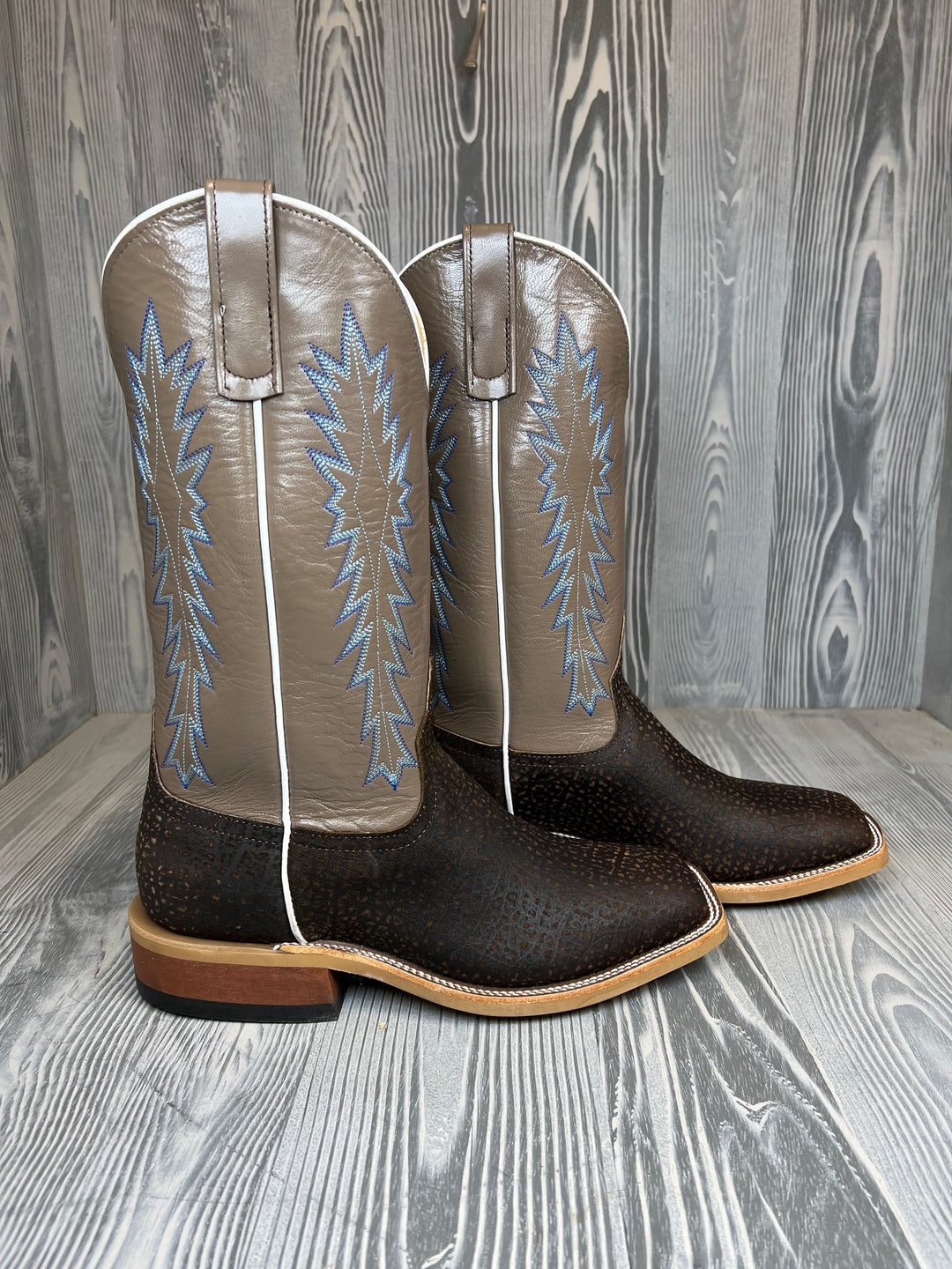 Men's Anderson Bean Chocolate Hungry Hippo with 13" Toledo Kidskin Tops - Style # 208