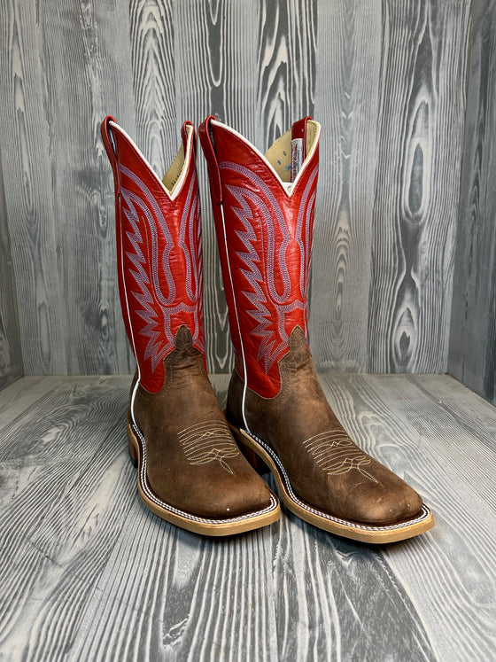 Men's Anderson Bean Tan Pent Bison Vintage Bison with 13" Bryony Kidskin Tops - Style # 212