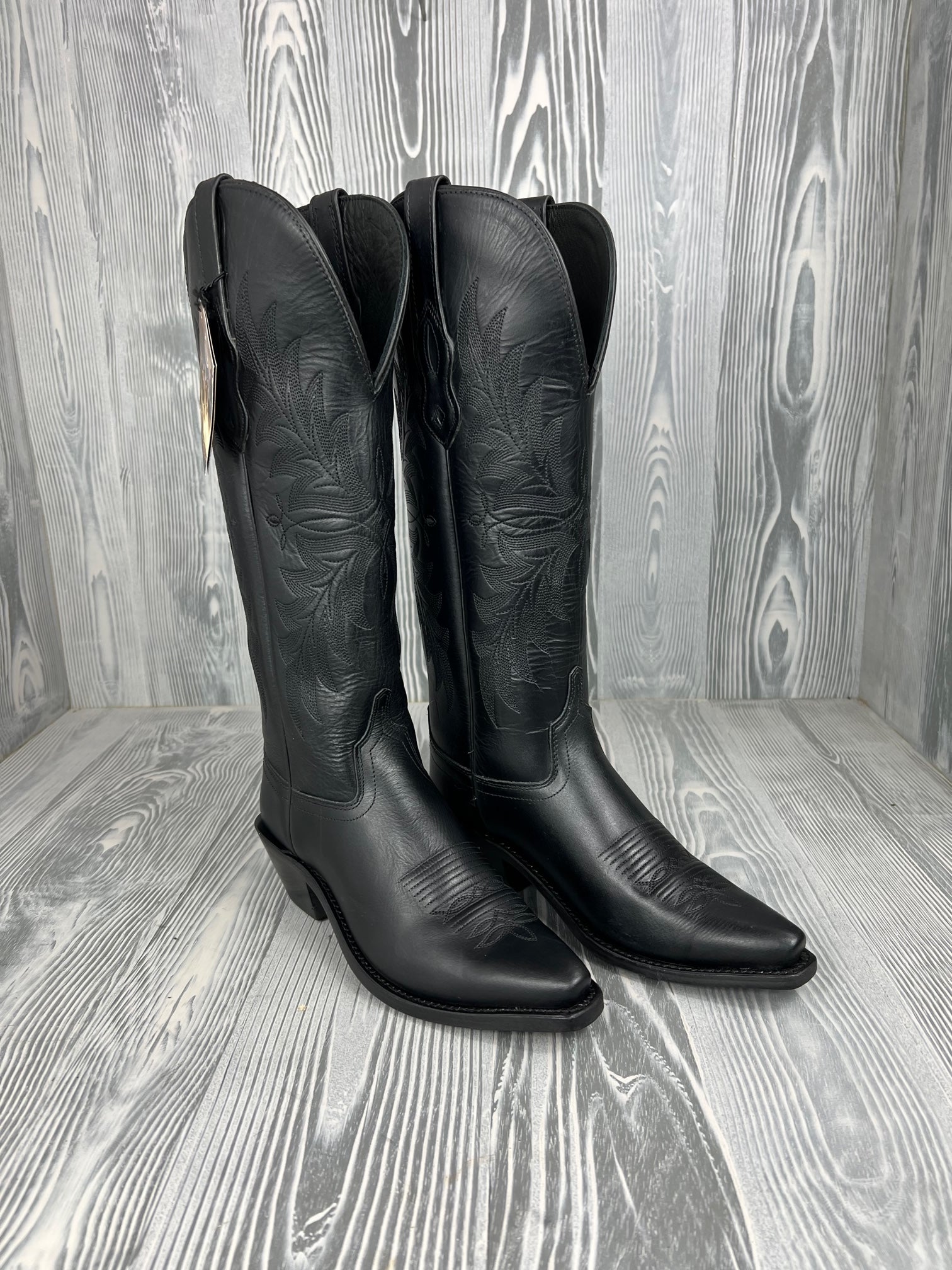 Women's Hey Dudes, Cowhide Hey Dudes, Western Shoes, Black and