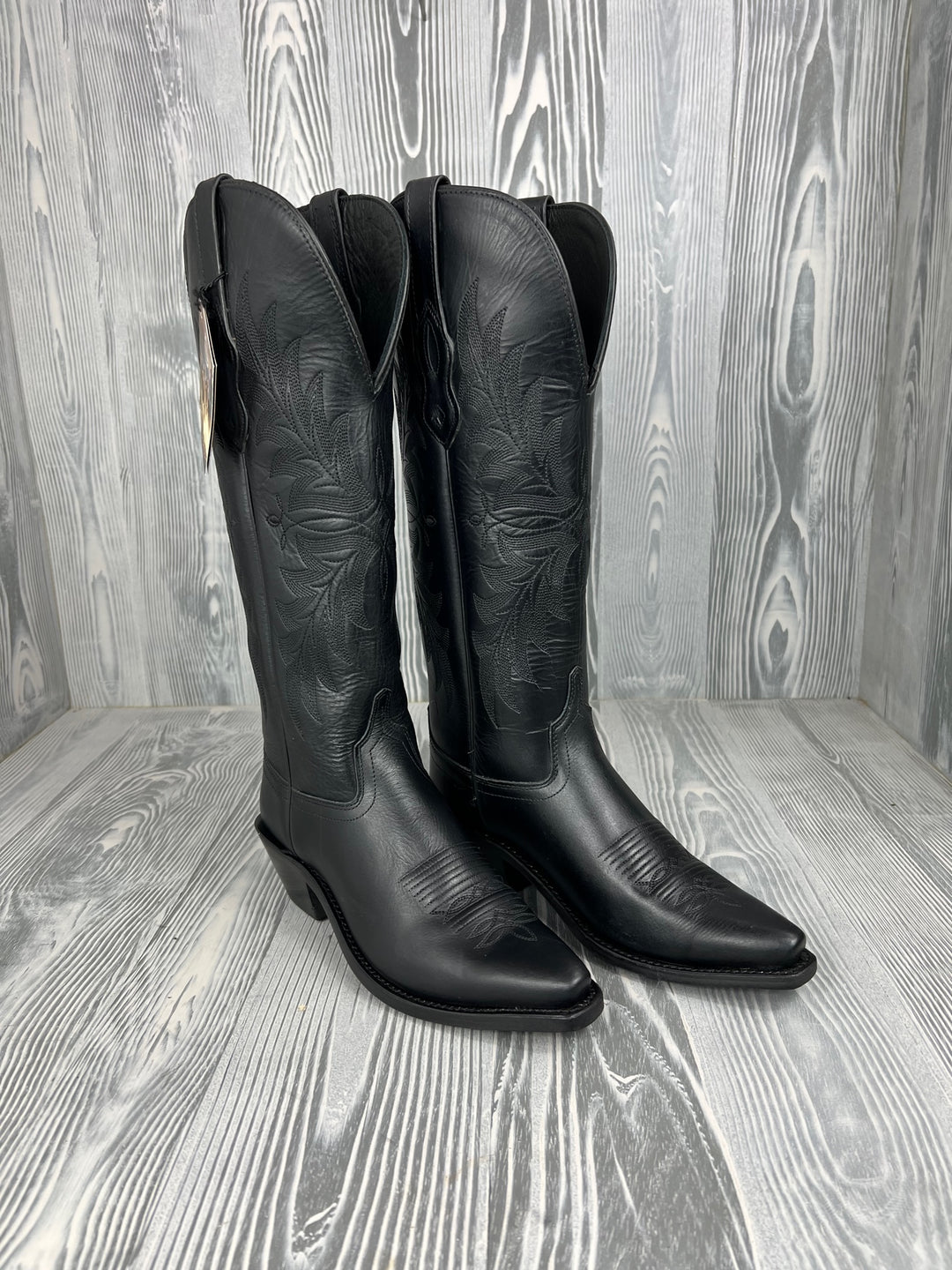 Stivale Western Old West Alto Nero con Punta Snip da Donna - TS1548