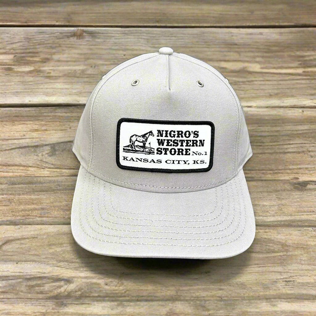 Nigro's Richardson 336 Five Panel Light Grey Snapback - NBC 22