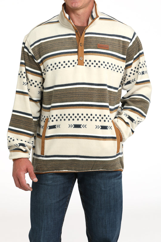 Men's Cinch Cream Polar Fleece - mwk1514026
