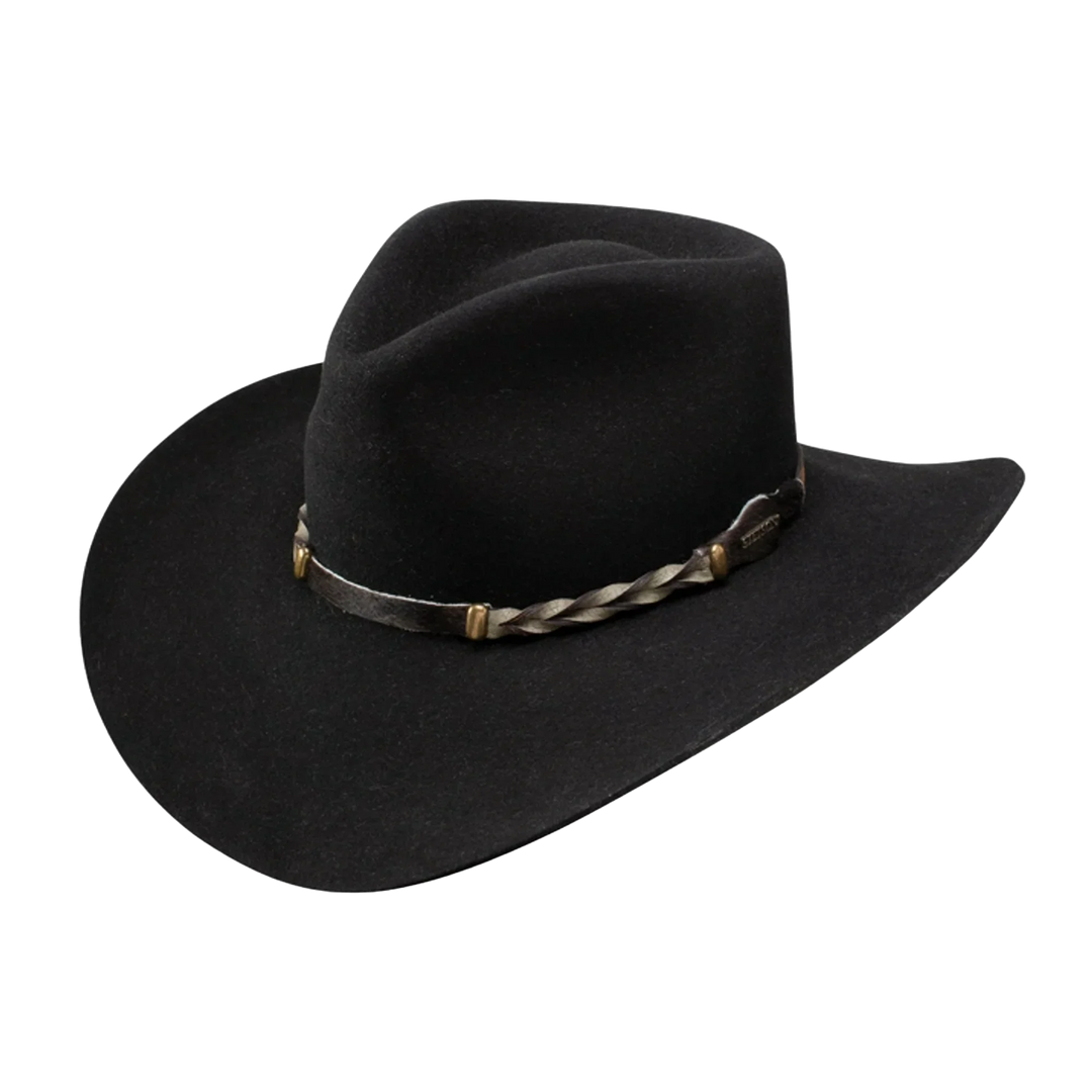 Stetson Black 4X Drifter Buffalo Collection Western Hat
