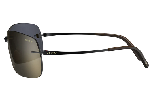 BEX Fynnland XL Black/Brown Sunglasses - S40BBS