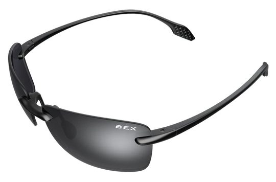 BEX Jaxyn X Black/Gray/Silver Sunglasses - S38BGS