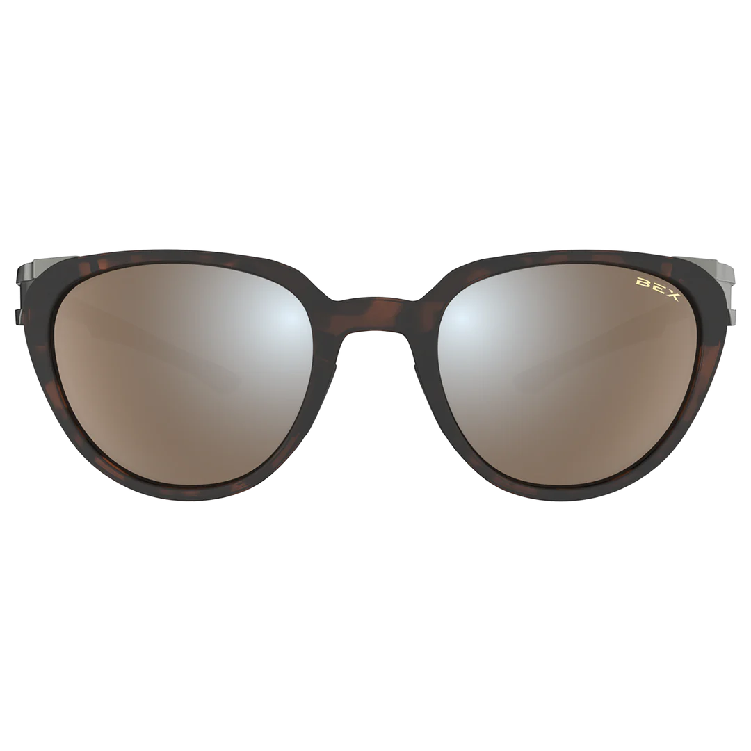 BEX Lind Tortoise Brown/Brown/Silver Sunglasses - S119TBBS