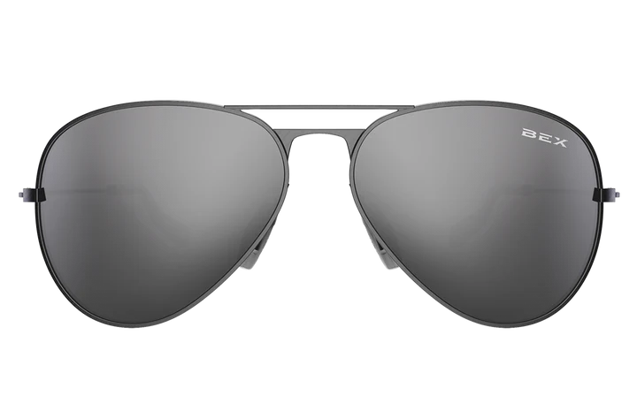 BEX Wesley Brushed Silver Sunglasses WBSGS – Nigro's Western