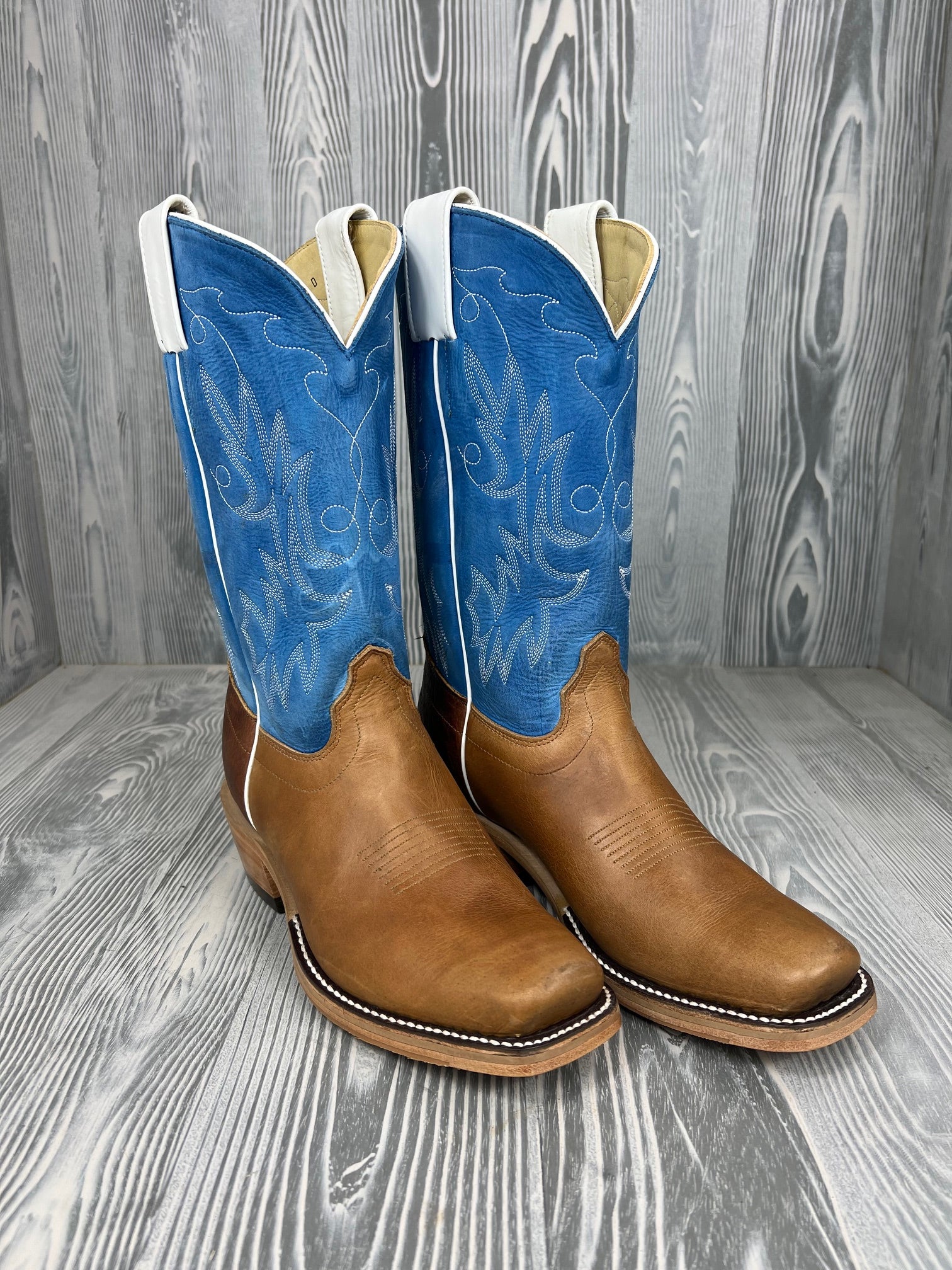 Vintage Olathe brown leather western cowboy boots men’s sz 10D Olathe Boots for Men for Sale - Shop New & Used Men main image 2
