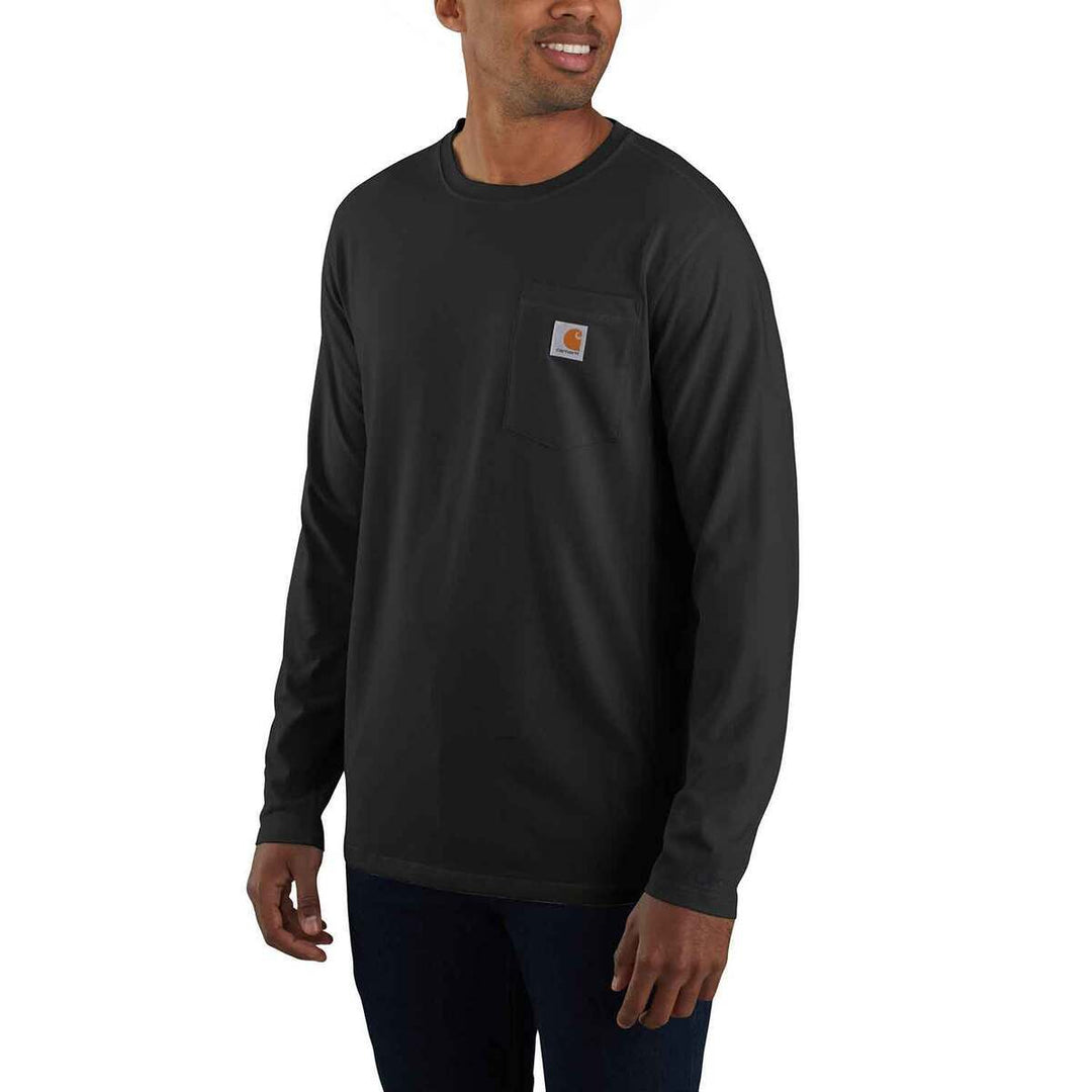 Men's Carhartt Force® Relaxed Fit Long-Sleeve Pocket T-Shirt - 106656-N04
