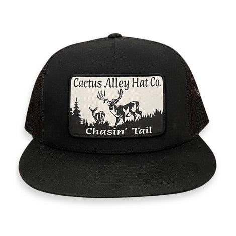 Cactus Alley Black Chasin' Tail Snapback Cap - P182