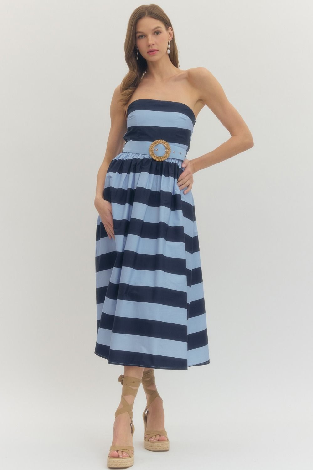 Let's Get Sailing Midi Dress