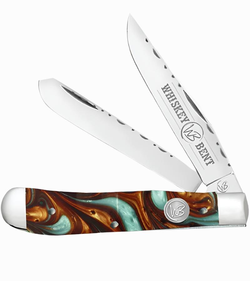 Whiskey Ranch Copper Canyon Trapper Knife - WB11-40