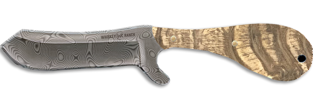 Whiskey Ranch Ram Horn Bullcutter Knife - WB42-06