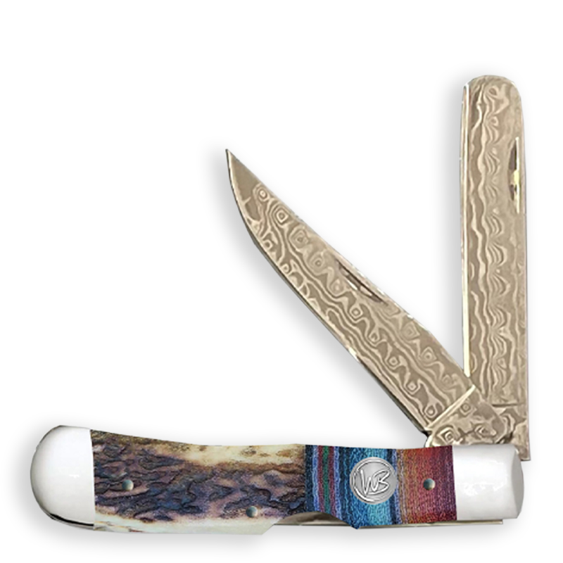 Whiskey Ranch Bandito Trapper Bullcutter Knife - WB45-75