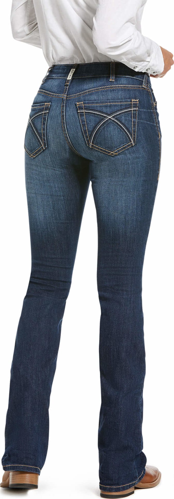 Ladies Ariat R.E.A.L Perfect Rise Stretch Rosa Boot Cut Jean in LITA - 10027713