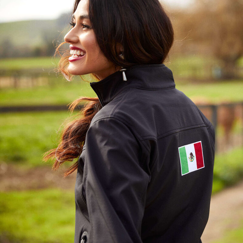 Ladies Ariat Classic Team MEXICO Softshell Water Resistant Jacket