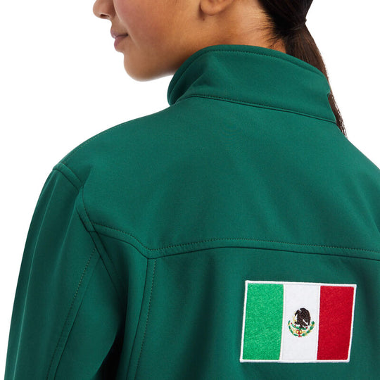 Kids Ariat Team Softshell Mexico Jacket - 10039202 - FINAL SALE