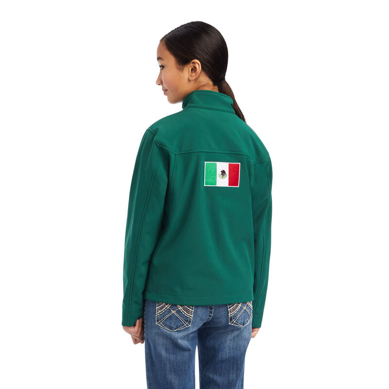 Kids Ariat Team Softshell Mexico Jacket - 10039202 - FINAL SALE