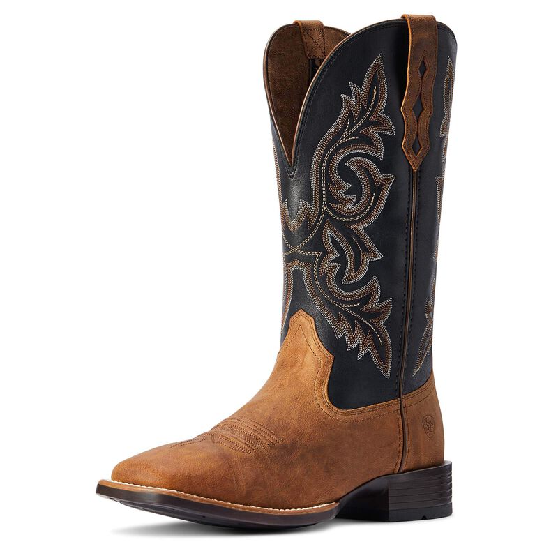 Men's Ariat Drover Ultra Western Sorrel Crunch - 10042443