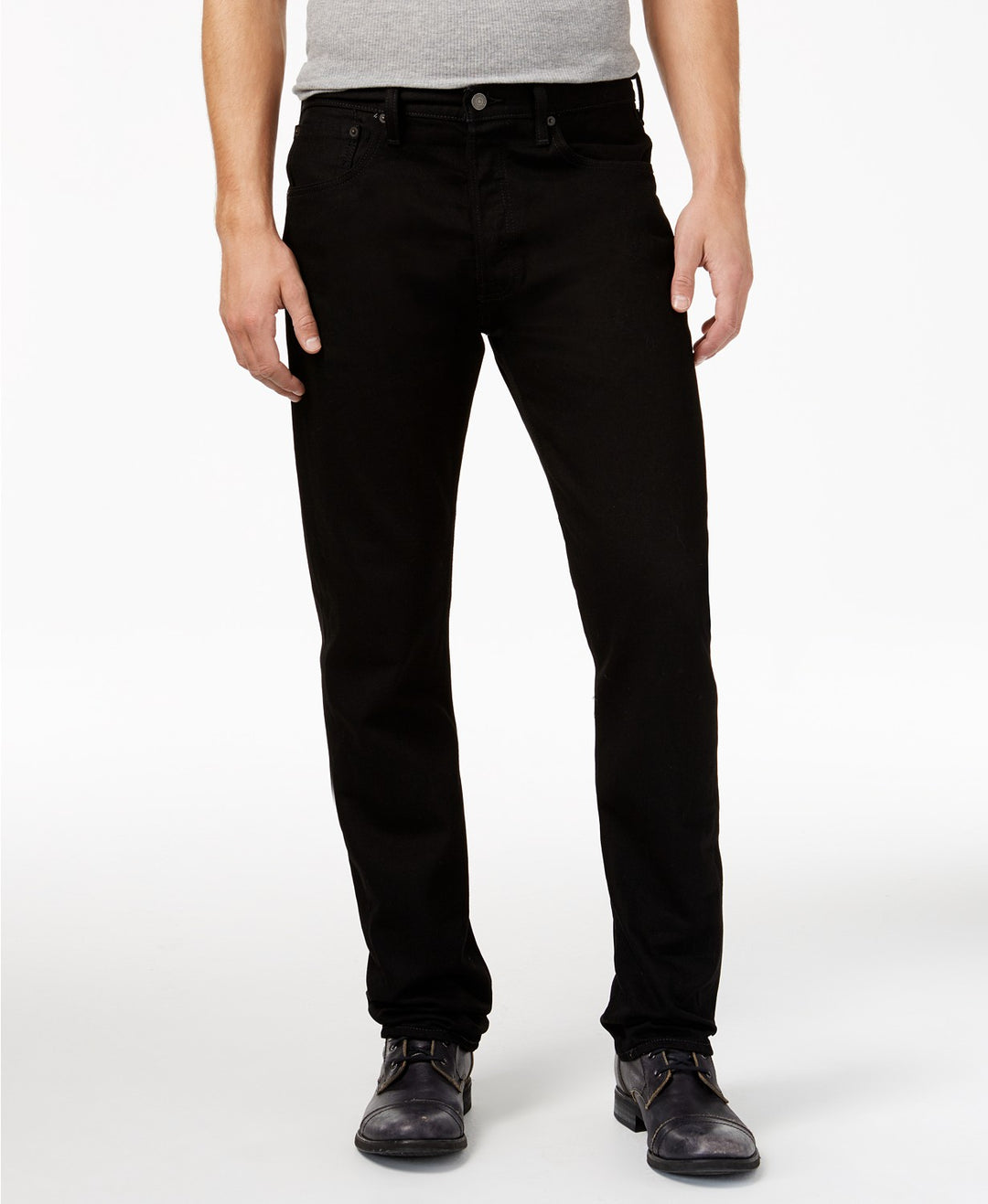 Men's Levi Black 501 Original Fit Jean Button Fly - 00501-0660