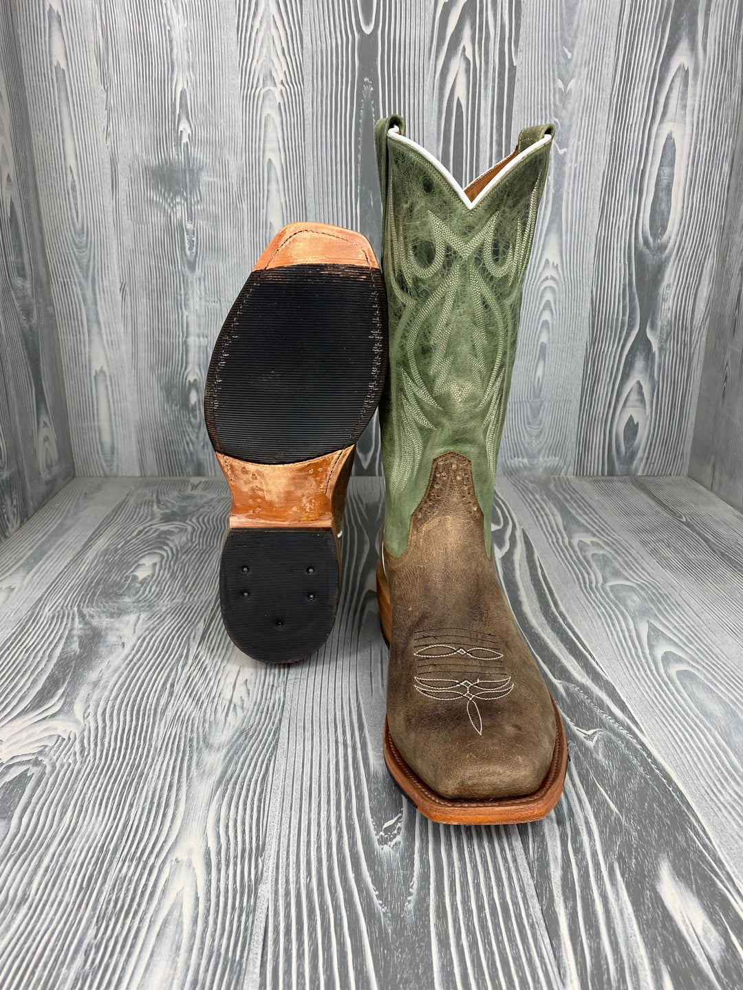 Men's Rios of Mercedes Sand Angry Elk with 13" Moss Mad Dog Tops - Style 74