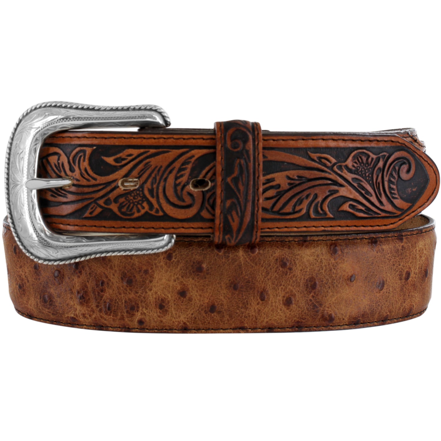 Tony Lama Men's Tooled leather Belt | Boot Barn