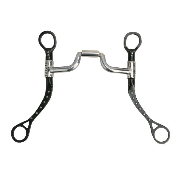 Toklat Myler MBB Black Steel 6 3/4" Medium Shank, MB 43MP Narrow Medium Ported Barrel, Level 2-3