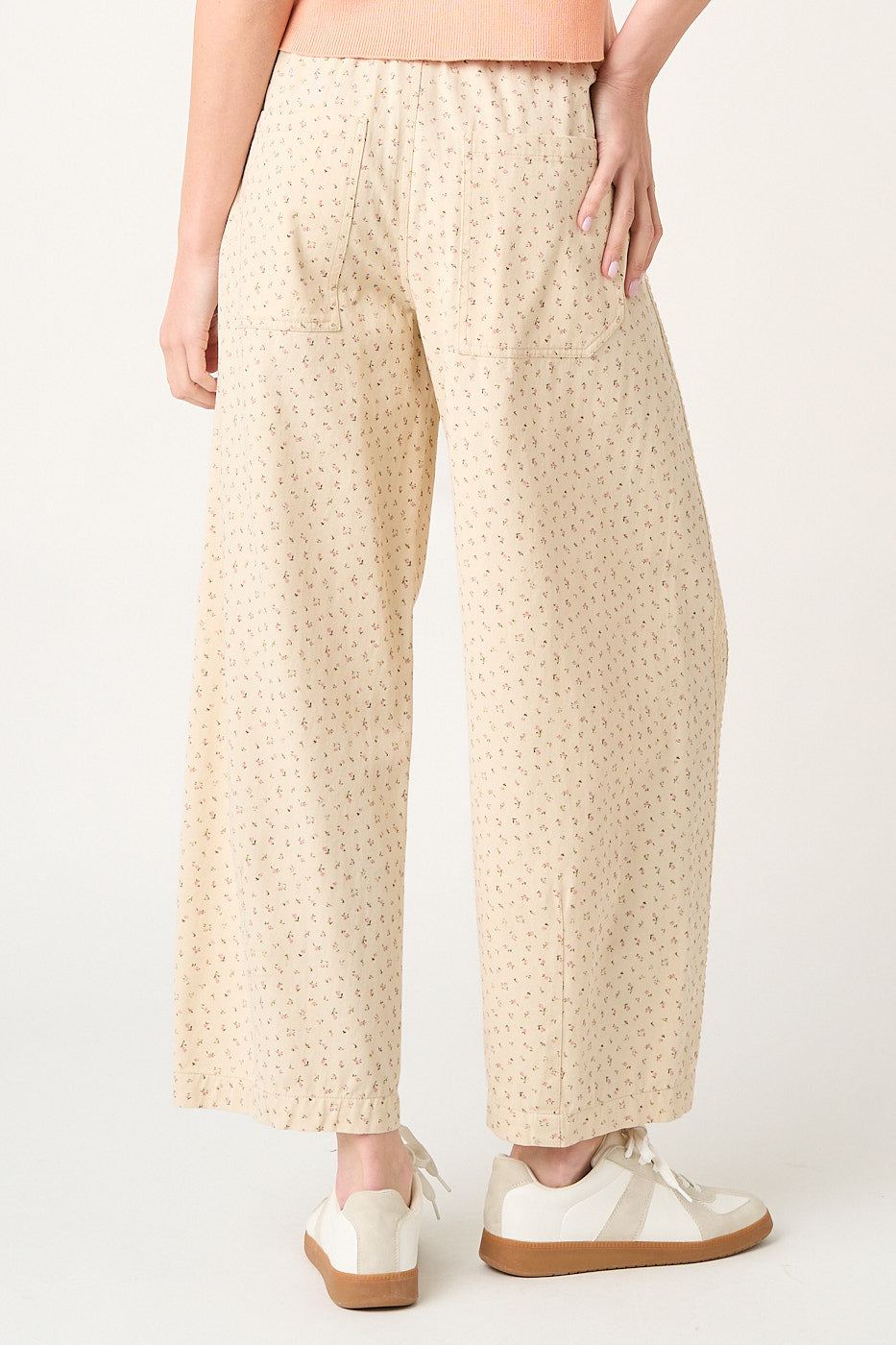 Ladies Mitto Shop Ditsy Floral Knit Pant - C70764