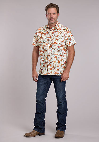 Men's Roper Active Fabric Allover Print - 5100 OR
